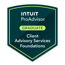 Intuit Client Advisory Foundations Graduate badge