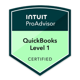 QuickBooks Level 1 Certified badge